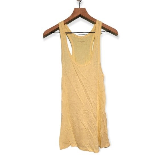 Eileen Fisher Yellow 100% Linen Tank Top Size XS - Picture 1 of 4